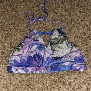 Athleta high neck bikini top